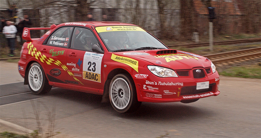 Torben Sørensen og Henrik Petersen satser på et topresultat på næsten-hjemmebane i Ecoteck Rally Himmerland 2014
(Foto: Kirketerp)
